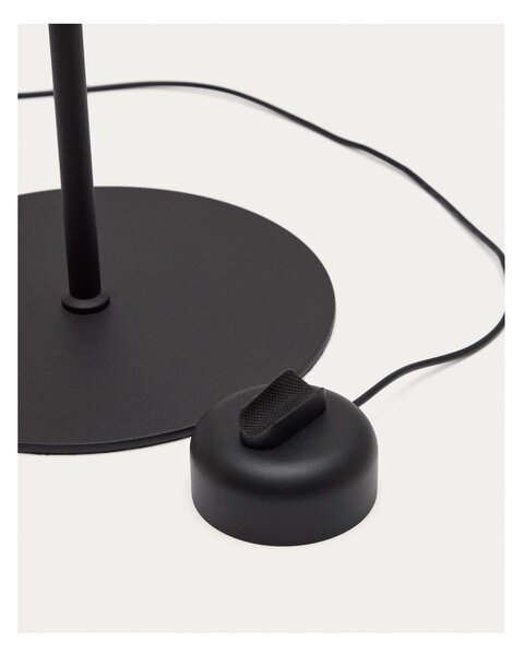 Czarna lampa stojąca LED ze ściemniaczem (wysokość 160 cm) Orey – Kave Home