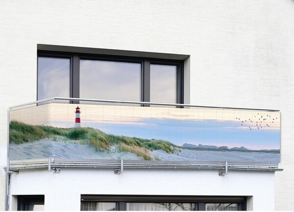 Plastikowa osłona balkonowa 500x85 cm North Sea Coast – Maximex