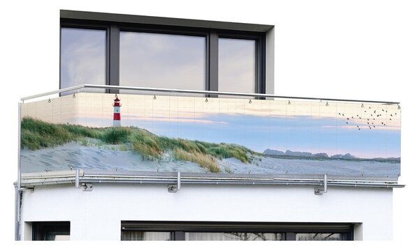 Plastikowa osłona balkonowa 500x85 cm North Sea Coast – Maximex