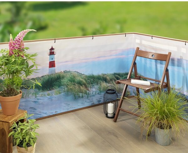 Plastikowa osłona balkonowa 500x85 cm North Sea Coast – Maximex