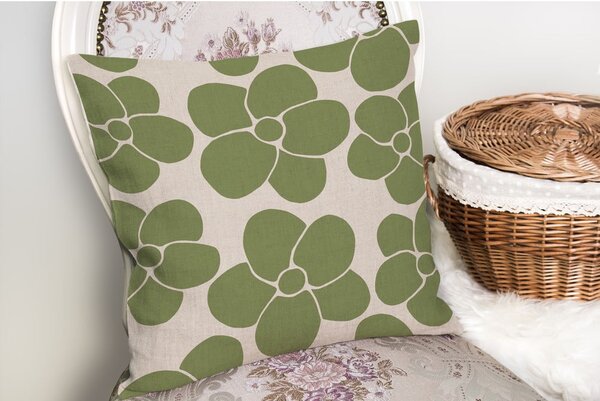 Poszewka na poduszkę 43x43 cm Green Meadow – Mila Home