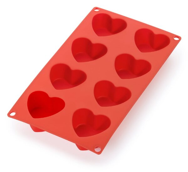 Silikonowa forma do pieczenia 17,5x30 cm Heart – Lékué