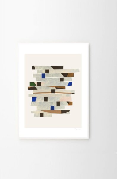 Plakat 50x70 cm Cut up Stripes – Berit Mogensen Lopez – The Poster Club