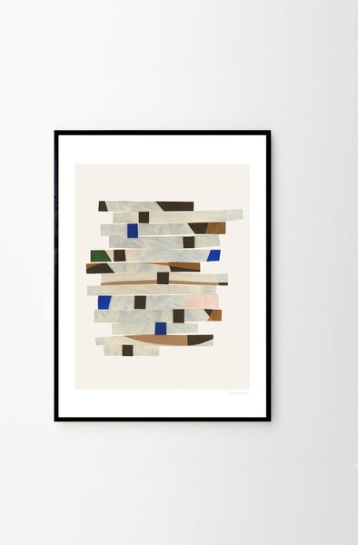 Plakat 50x70 cm Cut up Stripes – Berit Mogensen Lopez – The Poster Club