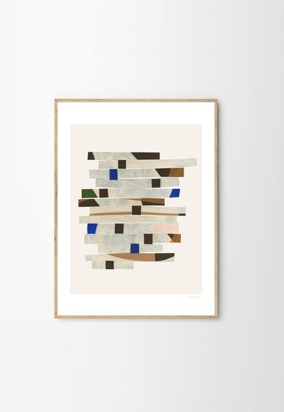 Plakat 50x70 cm Cut up Stripes – Berit Mogensen Lopez – The Poster Club