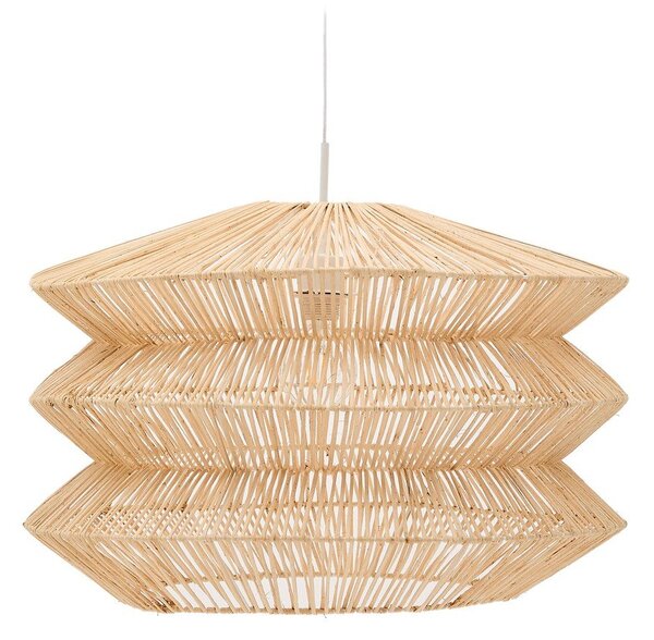 Lampa wisząca w naturalnym kolorze z rattanowym kloszem Dakit – Kave Home