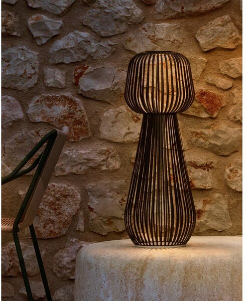 Lampa zewnętrzna stołowa LED ze ściemniaczem solarna (wysokość 70 cm) Reiba – Kave Home
