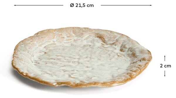 Szary ceramiczny talerz deserowy ø 21 cm Alenia – Kave Home