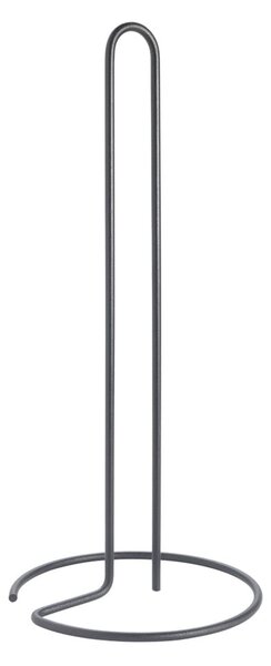 Stalowy stojak na ręczniki papierowe w kolorze matowej czerni ø 14 cm Lava – Metaltex