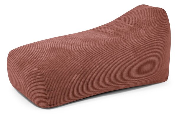 Ceglasty sztruksowy worek do siedzenia Snug Long 140 – SLOWDOWN