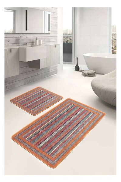 Aksamitne dywaniki łazienkowe zestaw 2 szt. 60x100 cm – Mila Home