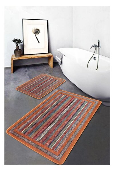 Aksamitne dywaniki łazienkowe zestaw 2 szt. 60x100 cm – Mila Home