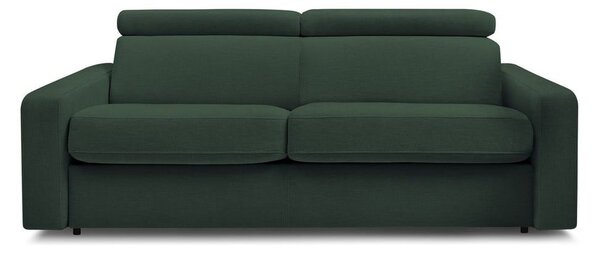 Ciemnozielona rozkładana sofa 195 cm Monaco – Bobochic Paris