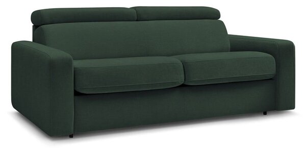 Ciemnozielona rozkładana sofa 195 cm Monaco – Bobochic Paris