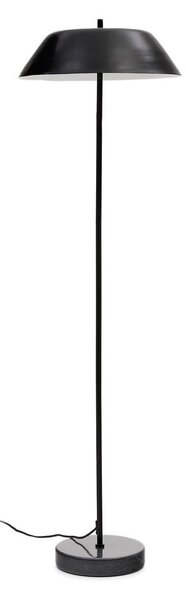 Czarna lampa stojąca z metalowym kloszem (wysokość 153 cm) Sayra – Kave Home
