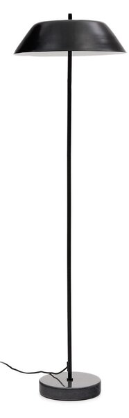 Czarna lampa stojąca z metalowym kloszem (wysokość 153 cm) Sayra – Kave Home