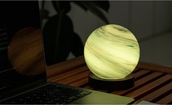 Brązowa/w ciemnym naturalnym kolorze dekoracja świetlna na USB ø 12 cm Polar Cloud – Gingko