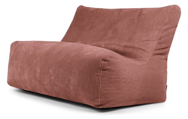 Ceglasty sztruksowy worek do siedzenia Sofa Seat Lounge – SLOWDOWN