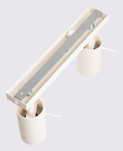 Kremowa lampa punktowa 6x30 cm Etna – Sollux