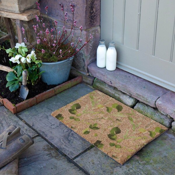 Wycieraczka z włókna kokosowego 40x60 cm Watercolour Leaves – Artsy Doormats