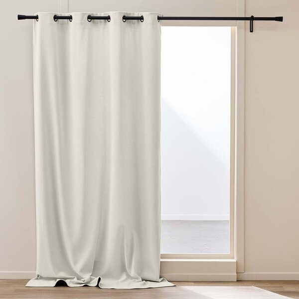 Beżowa zasłona termiczna sztruksowa 140x260 cm Madison – douceur d'intérieur