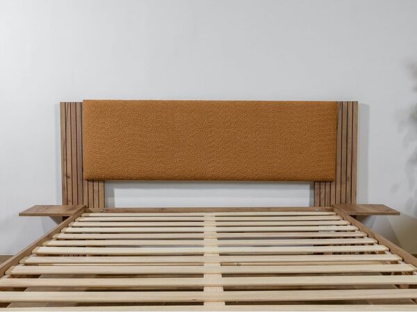 Łóżko dwuosobowe ze stelażem 140x190 cm Lior – Bobochic Paris