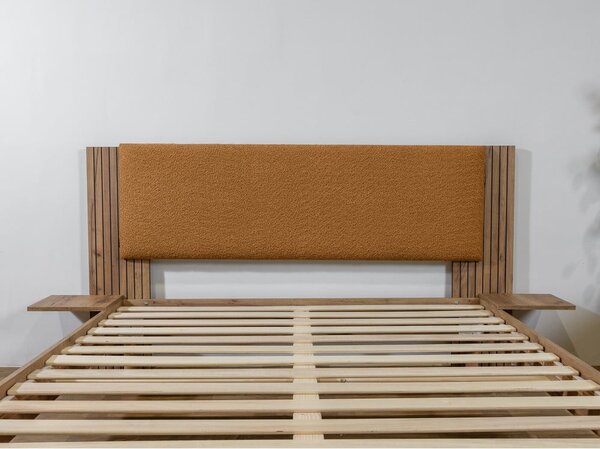 Łóżko dwuosobowe ze stelażem 140x190 cm Lior – Bobochic Paris