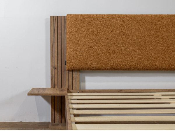 Łóżko dwuosobowe ze stelażem 140x190 cm Lior – Bobochic Paris