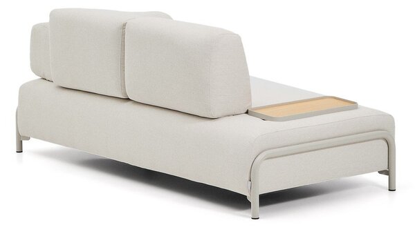 Beżowa sofa modułowa z tkaniny szenilowej 200 cm Compo – Kave Home