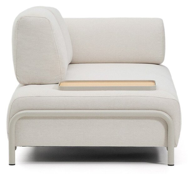 Beżowa sofa modułowa z tkaniny szenilowej 200 cm Compo – Kave Home
