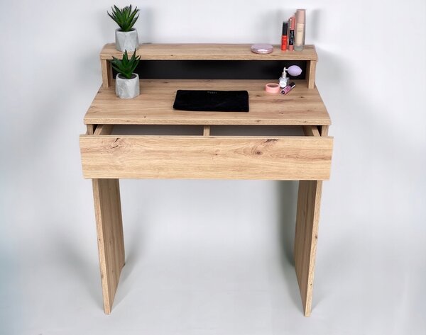 Toaletka / konsola "MILA PLUS" dąb artisan 75cm
