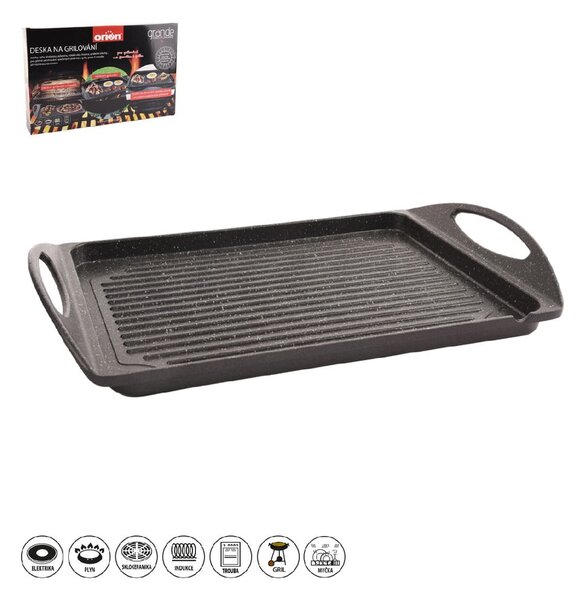 Aluminiowa płyta grillowa 27x42 cm GRANDE – Orion