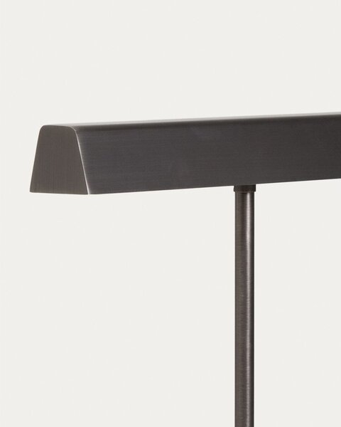 Czarna lampa stojąca (wysokość 121 cm) Lynor – Kave Home