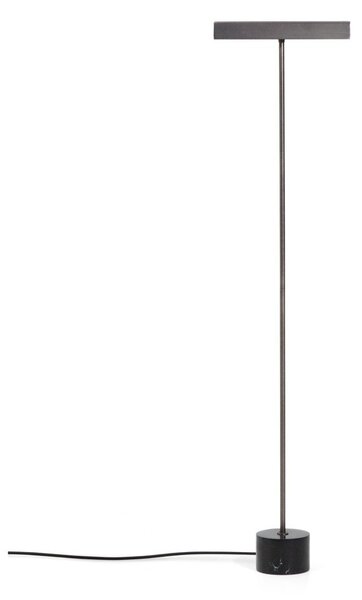 Czarna lampa stojąca (wysokość 121 cm) Lynor – Kave Home