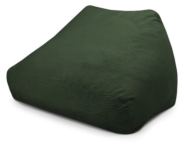 Zielony sztruksowy worek do siedzenia Sofa Snug – SLOWDOWN