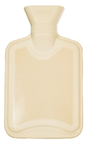 Beżowy termofor z mikropluszu 700 ml Olivia – Sass & Belle