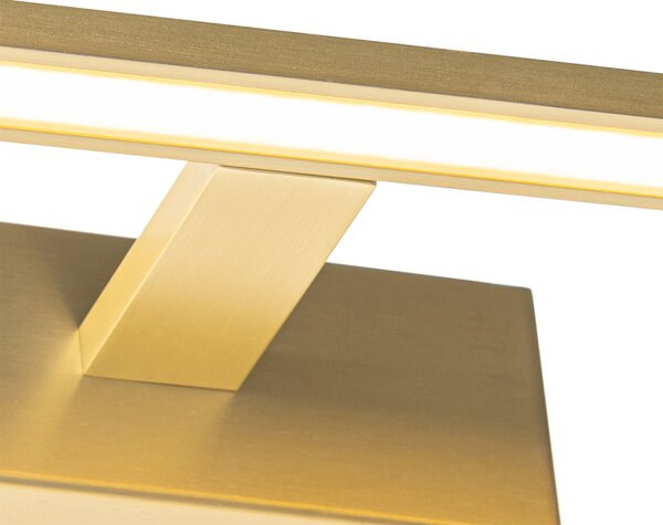 Lampa ścienna mosiądz 62 cm w tym LED IP44 - Jerre