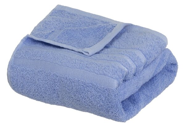 Niebieski bawełniany ręcznik kąpielowy frotte 70x140 cm Simple – Casa Selección