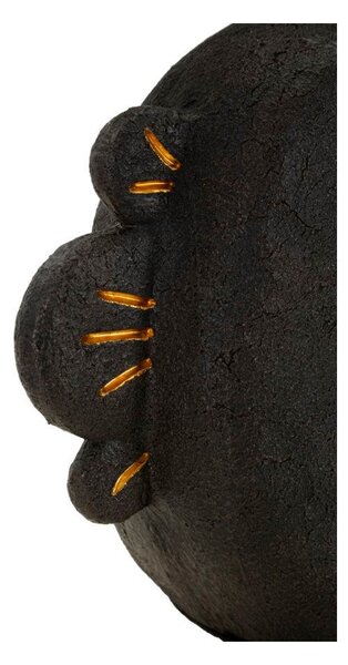 Brązowa lampa stołowa z tekstylnym kloszem (wysokość 39,5 cm) Tribal – Mauro Ferretti
