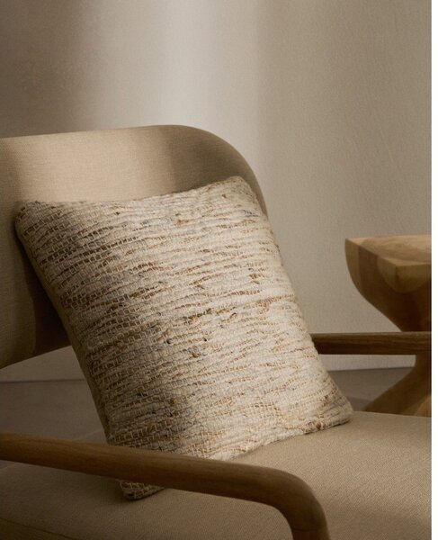 Poszewka na poduszkę z mieszanki wełny 45x45 cm Selise – Kave Home