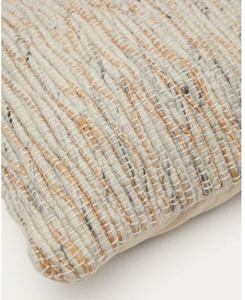 Poszewka na poduszkę z mieszanki wełny 45x45 cm Selise – Kave Home