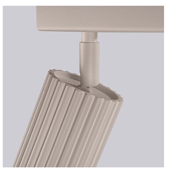 Szarobrązowa metalowa lampa punktowa 6,5x117 cm Gleam – Sollux