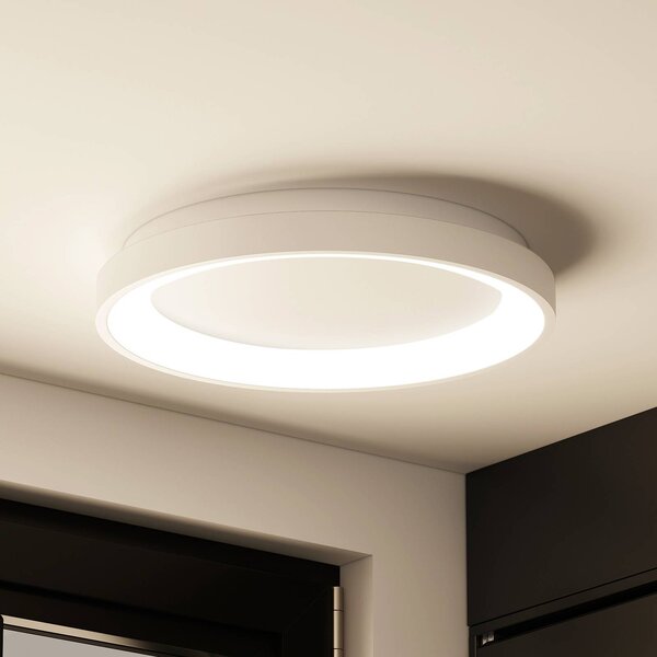Lampa sufitowa LED Vivy Arcchio, możliwość ściemniania, biały / opal, kuchnia, metal, nowoczesny
