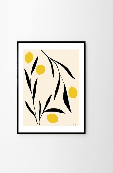 Plakat 30x40 cm Lemon – Anna Mörner – The Poster Club