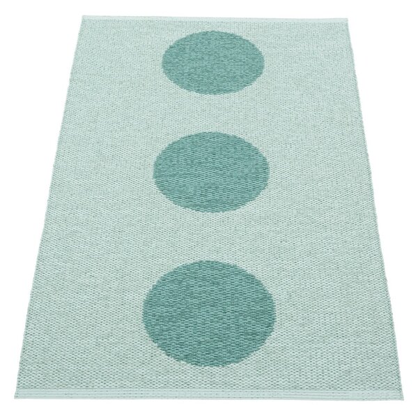 Turkusowy dywan odpowiedni na zewnątrz 70x120 cm Vera Pop Jade – Pappelina