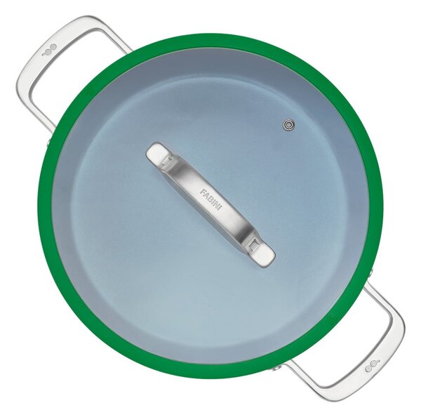 Patelnia z pokrywką/z powłoką ceramiczną ø 28 cm tegame Meda 3.0 – FABINI
