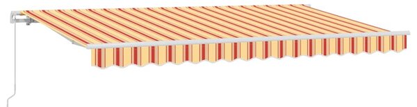 Markiza zwijana Żółty 400 x 200 cm tkanina