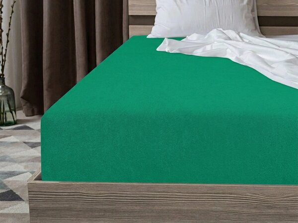 Frotte prześcieradło PREMIUM miętowe 160x200 cm