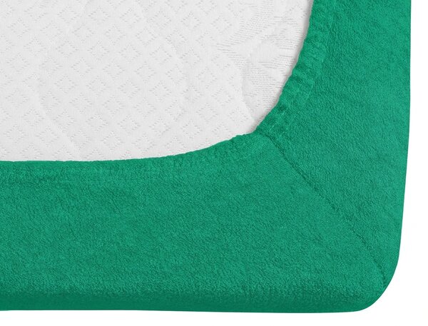 Frotte prześcieradło PREMIUM miętowe 160x200 cm