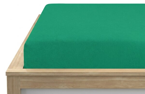 Frotte prześcieradło PREMIUM miętowe 160x200 cm